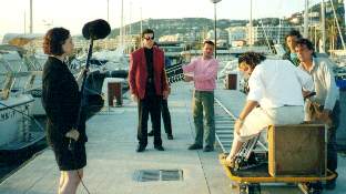 Shooting in Cannes
